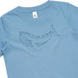 Kids Whale T-Shirt (Sizes 2-16)