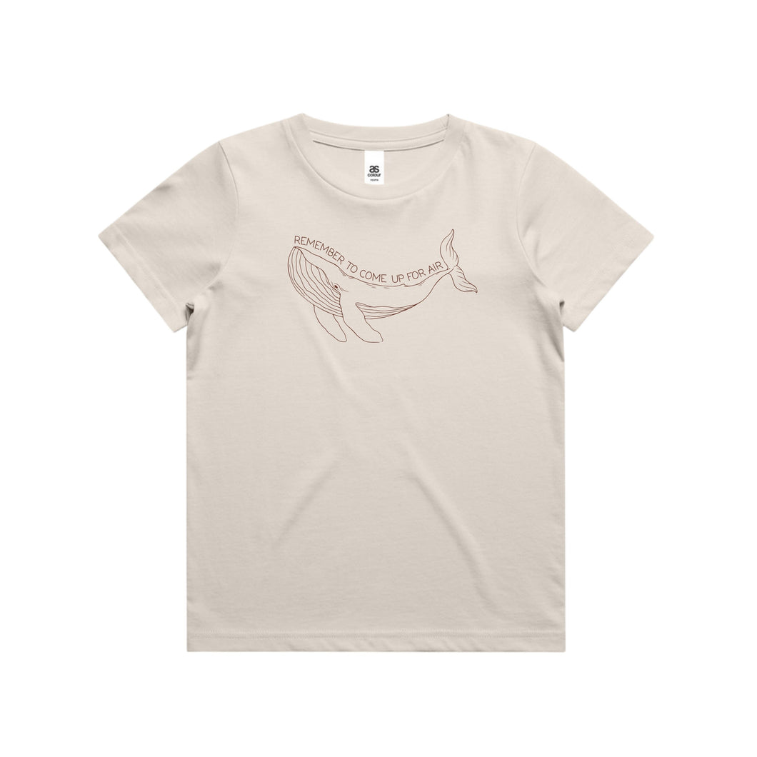 PRE-ORDER | Kids Whale T-Shirt (Sizes 2-16)