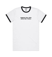 Load image into Gallery viewer, Empower Her Voice T-shirt
