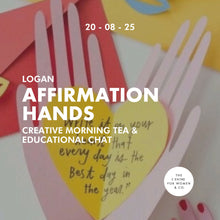 Load image into Gallery viewer, Affirmation Hands (Logan) 20.08.2025