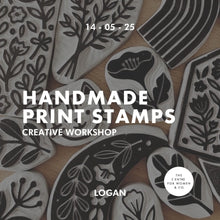 Load image into Gallery viewer, Handmade Print Stamps (Logan) 14.05.2025