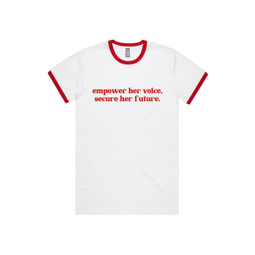 Empower her voice t-shirt